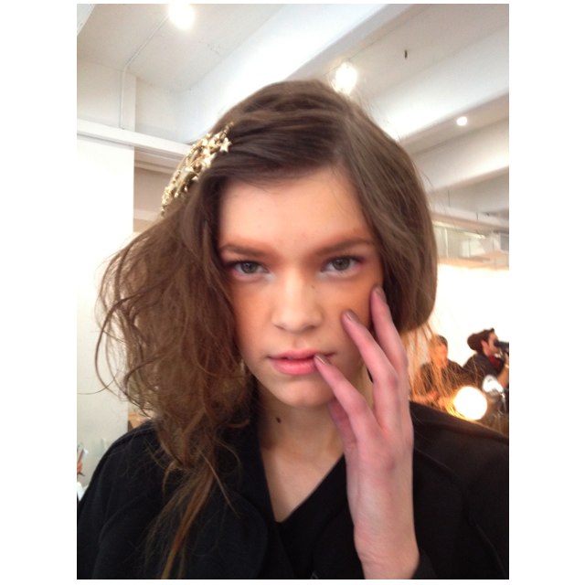 Dusty Glow Of The Outback Rodarte Backstage NYFW