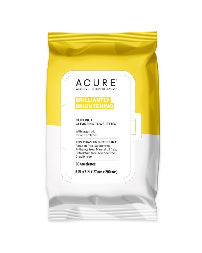 Acure Cleansing towels