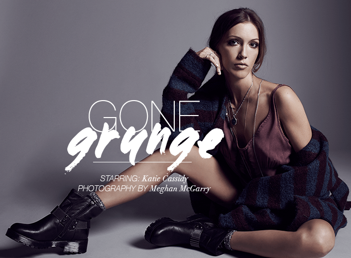 Katie Cassidy of "Arrow" Shows Off '90s Beauty Trends