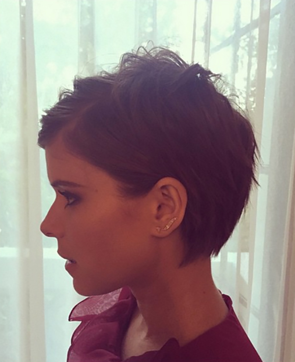 Kate Mara Cuts Her Hair Into a Pixie Cut