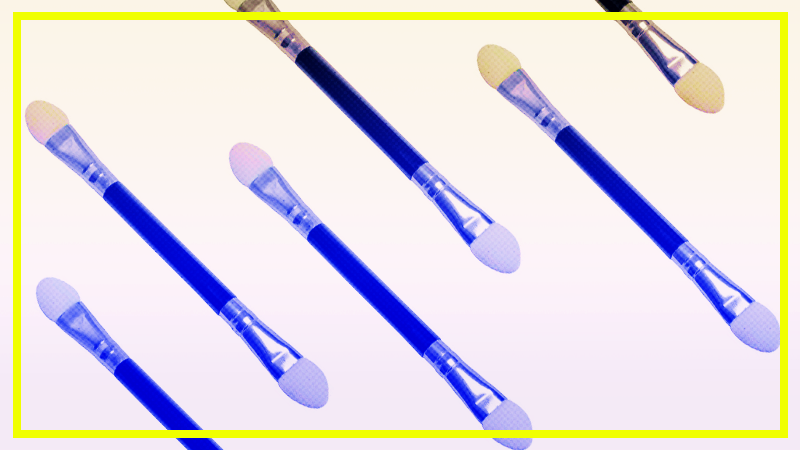 sponge tip applicator makeup brushes
