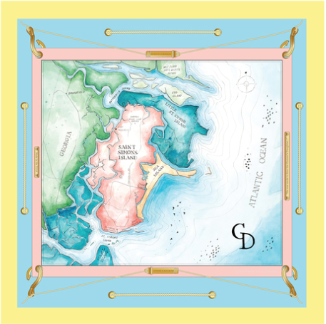 Gunner's Daughter Golden Isles scarf