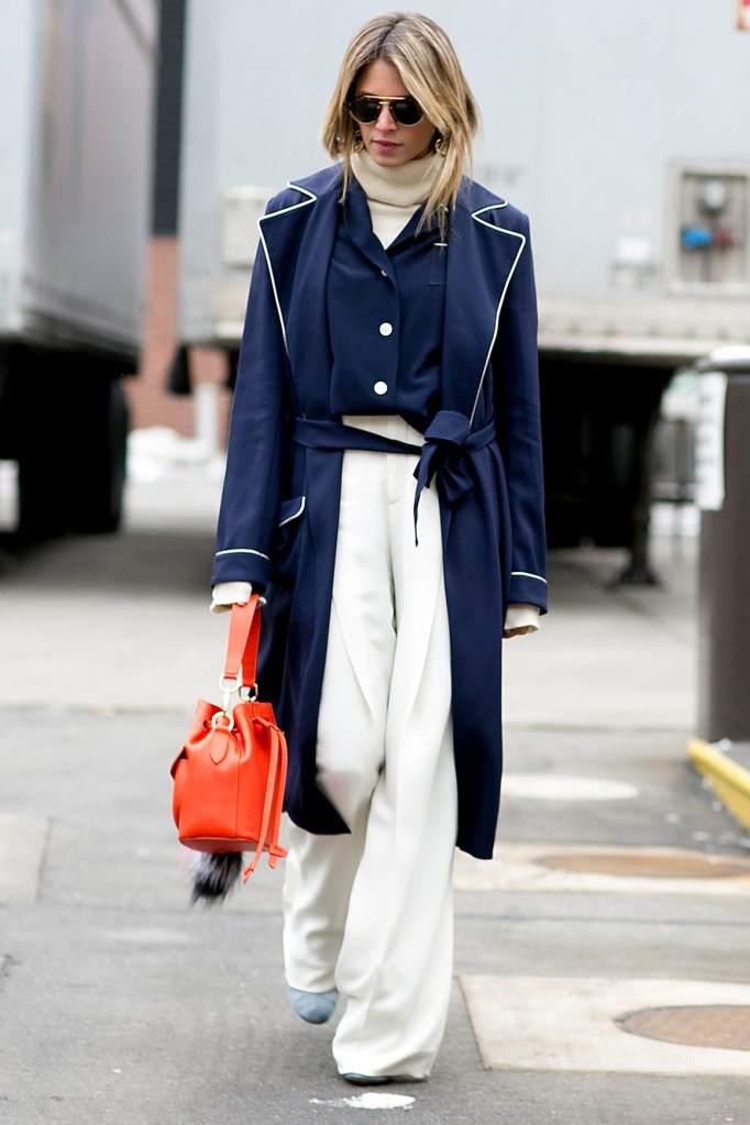 Hair Tucked Into Sweater