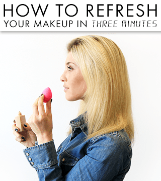 How Refresh Your Makeup 3 Minutes or Less