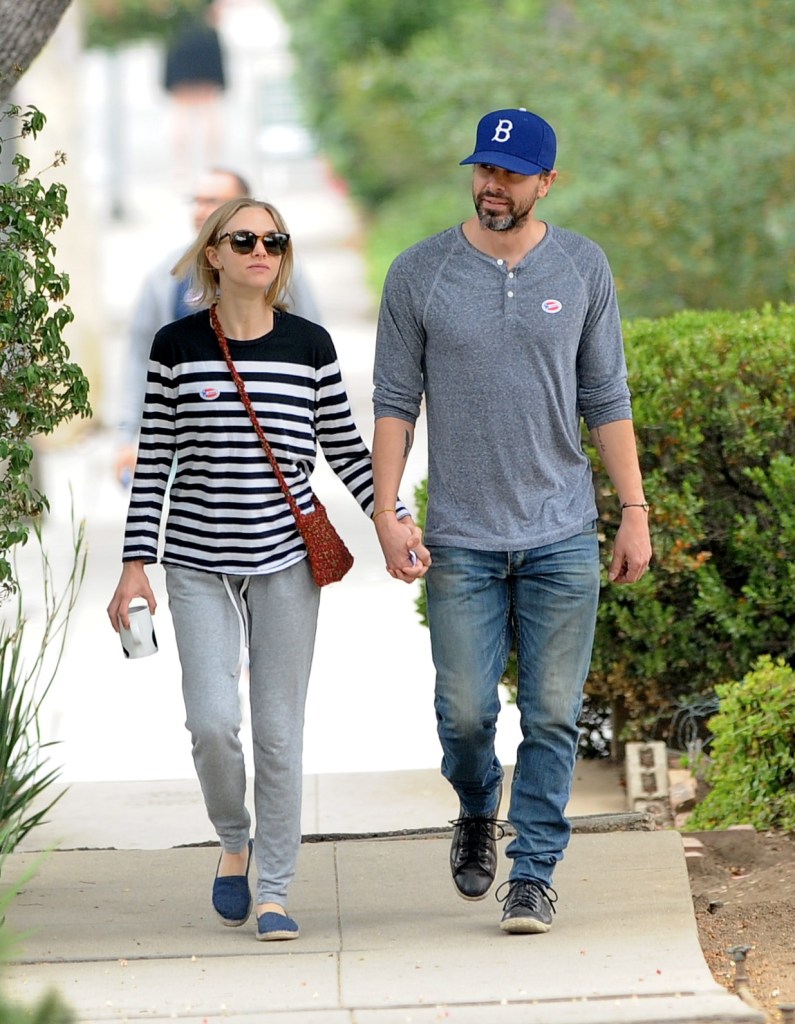 After casting ballots for for the presidential primary in Hollywood June 7. Photo: Wenn