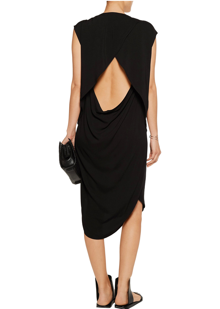 Oak Cutout Voile Dress, $51 (was $340); at The Outnet https://www.theoutnet.com/en-US/Shop/Product/OAK/Cutout-voile-dress/762057