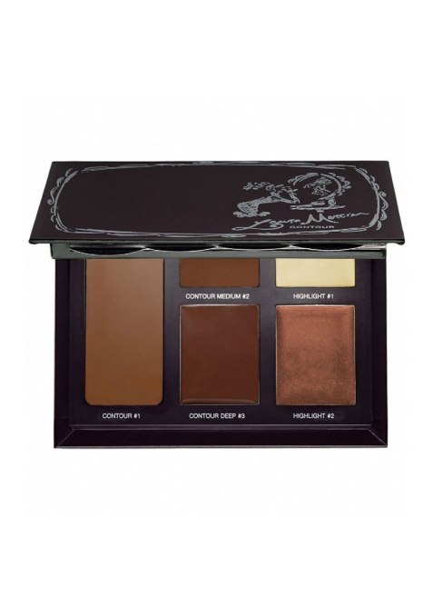 STYLECASTER | The Differences Between Red Carpet and Real Life Makeup | Laura Mercier Contour Palette