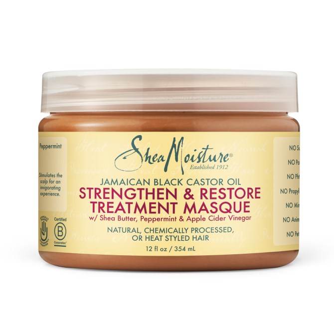Shea Moisture Jamaican Black Castor Oil Strengthen & Restore Treatment Masque