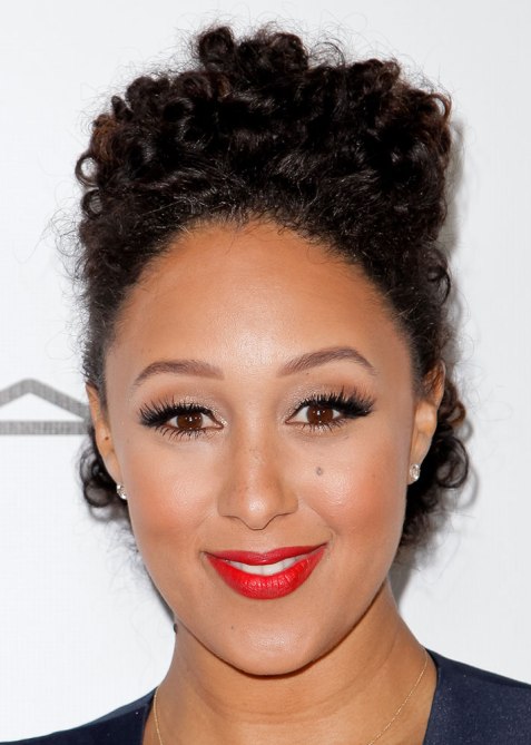 STYLECASTER | Celebrity Pompadours | Tamera Mowry