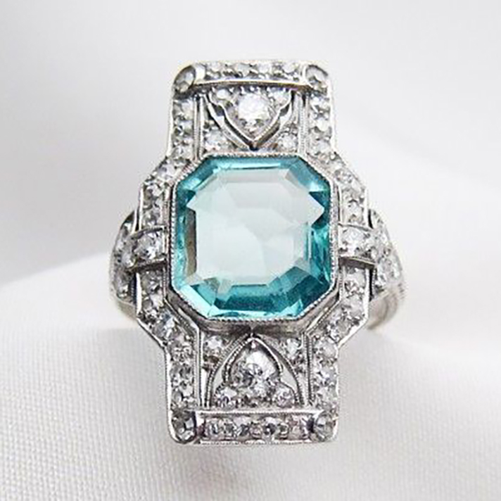 STYLECASTER | 57 Art Deco Engagement Rings So Stunning They Belong in Museums