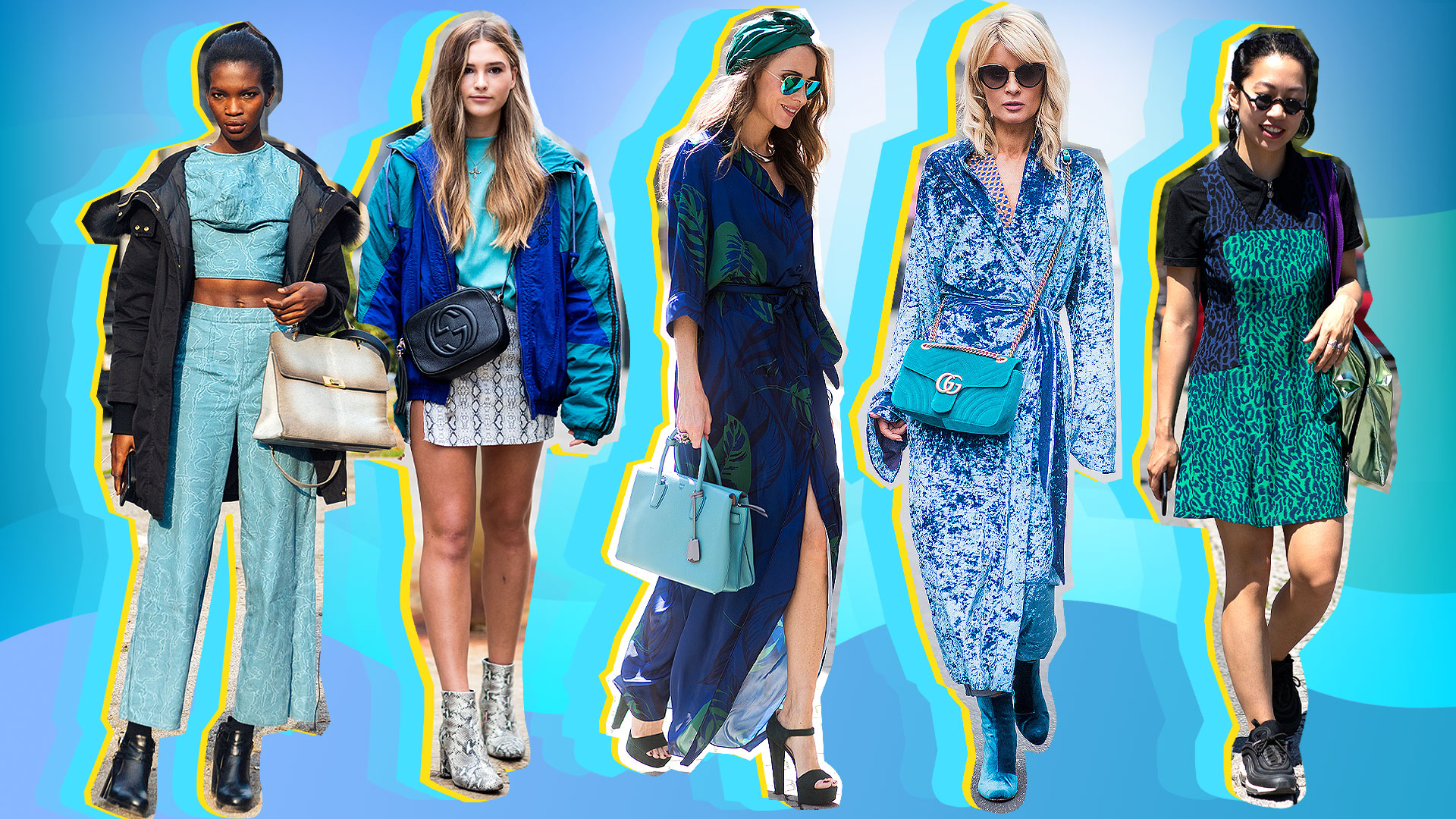 Turquoise Clothes Are a Surprising Must-Have for Fall