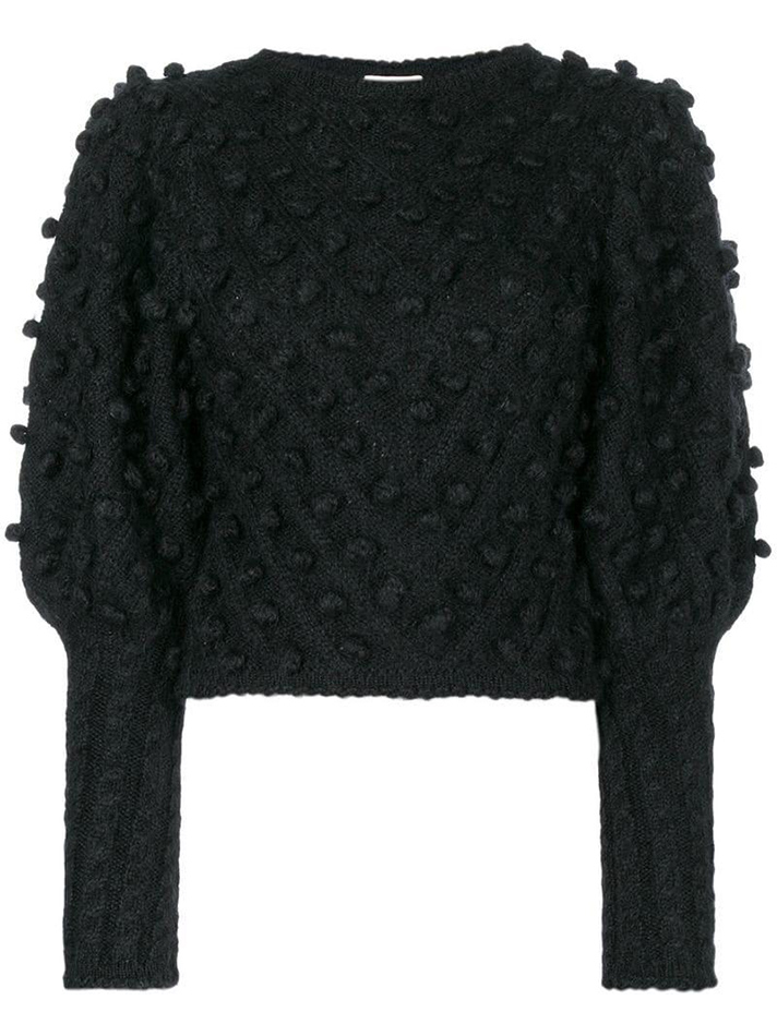 STYLECASTER | Embellished Pieces | Pom Pom Knit Jumper