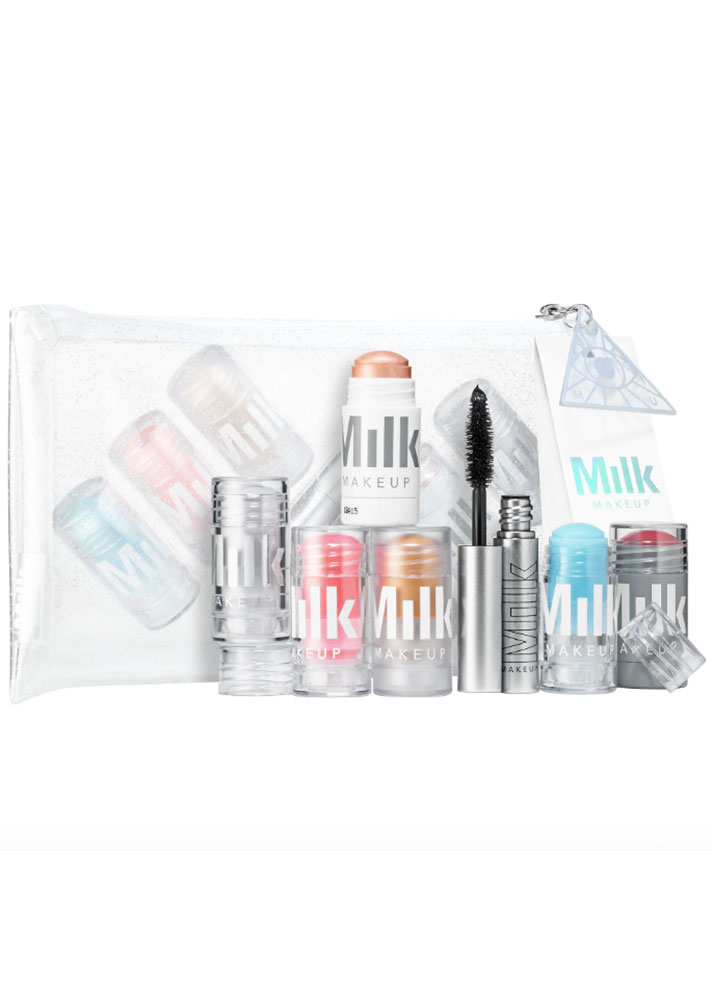 STYLECASTER | Jet-Set Holiday Kits | Milk Makeup Meet The Fam Milk Bestsellers Set