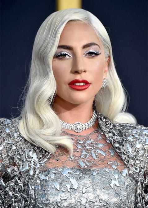 STYLECASTER | Celebs in Shimmer or Glitter Makeup | Lady Gaga