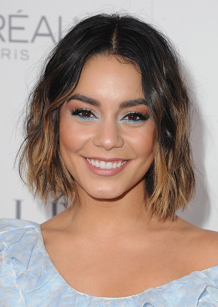 STYLECASTER | Celebs in Shimmer or Glitter Makeup | Vanessa Hudgens