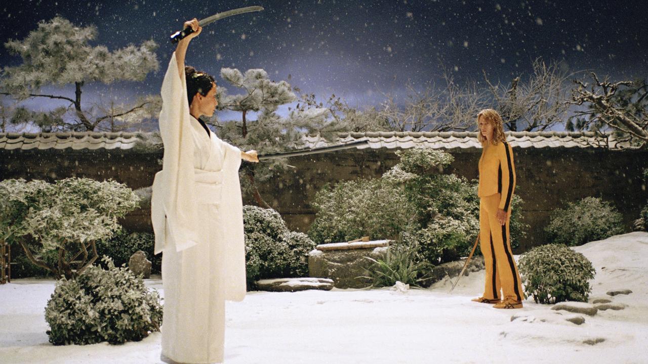 Lucy Liu’s Blindingly White Kimono in ‘Kill Bill: Vol. 1’