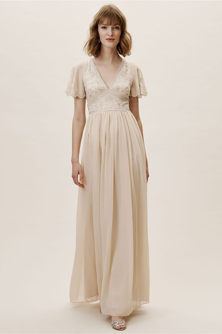 STYLECASTER | Champagne Bridesmaid Dresses Are Never a Bad Idea