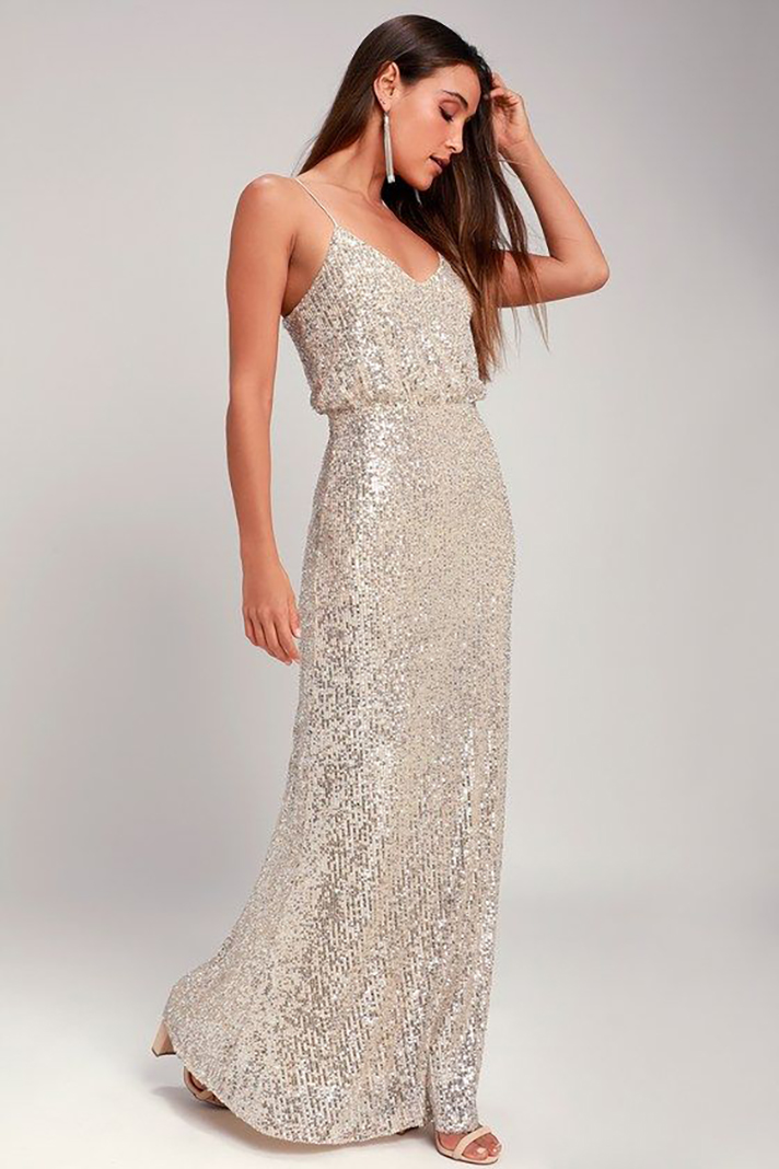 STYLECASTER | Sequin Bridesmaid Dresses Fit for Any Aesthetic