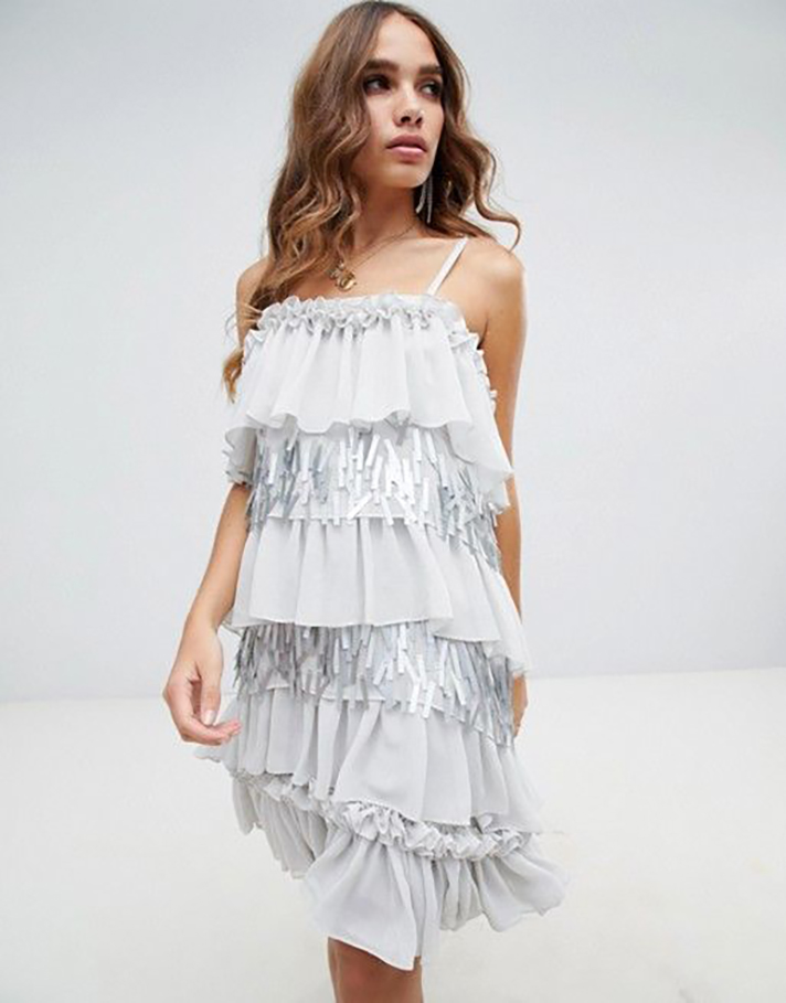 STYLECASTER | Gray Is a Seriously Underrated Bridesmaid Dress Color