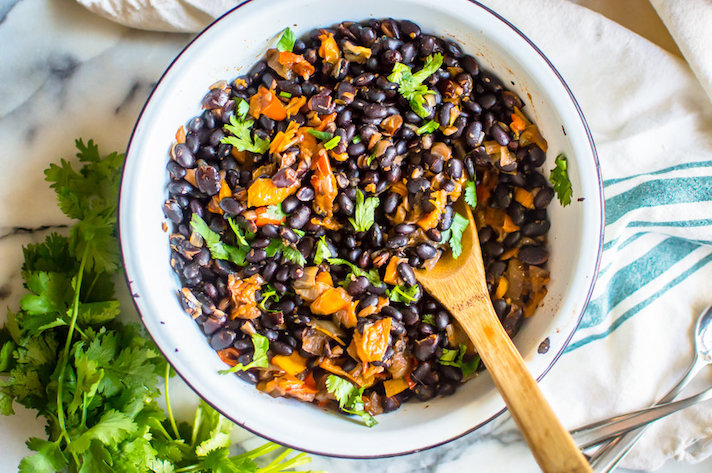 STYLECASTER | 17 Plant-Based Instant Pot Recipes for Meatless Mondays | Cuban Black Beans