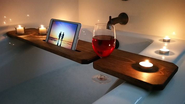 STYLECASTER | Do Yourself a Favor and Buy a Bath Tray This Year