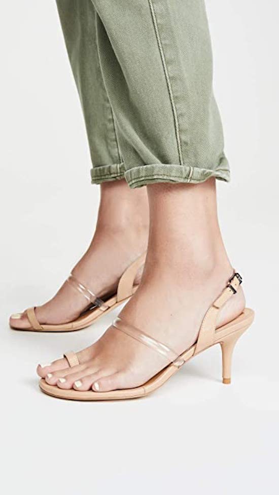 Jaggar Brown and PVC Heels