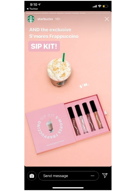 starbucks lip gloss