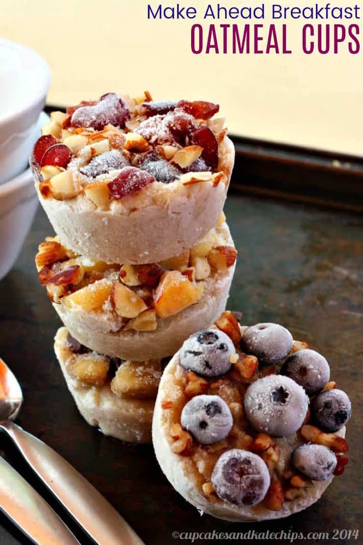 STYLECASTER | 17 Make-Ahead Freezer Breakfasts for Busy Mornings | Make-Ahead Oatmeal Cups