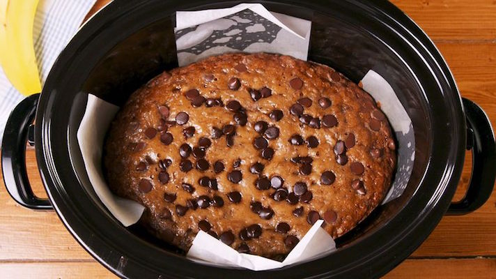 STYLECASTER | Slow-Cooker Cake Is the Summer Dessert You Didn't Know You Needed | Banana Bread
