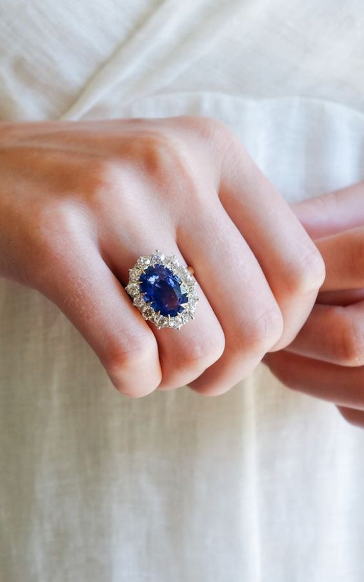 STYLECASTER | Sapphire Engagement Rings So Pretty You'll Forget Diamonds Exist