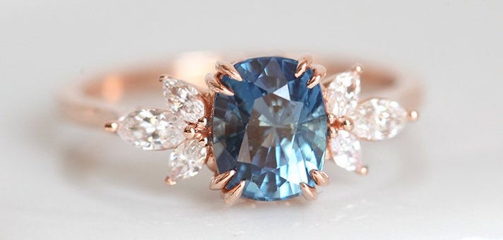 STYLECASTER | Sapphire Engagement Rings So Pretty You'll Forget Diamonds Exist