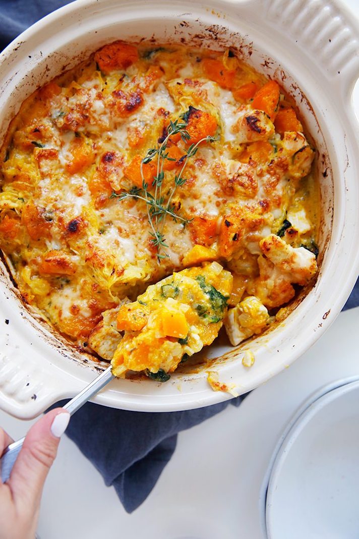 STYLECASTER | 17 Ways to Eat Canned Pumpkin For Dinner | Creamy Pumpkin Casserole