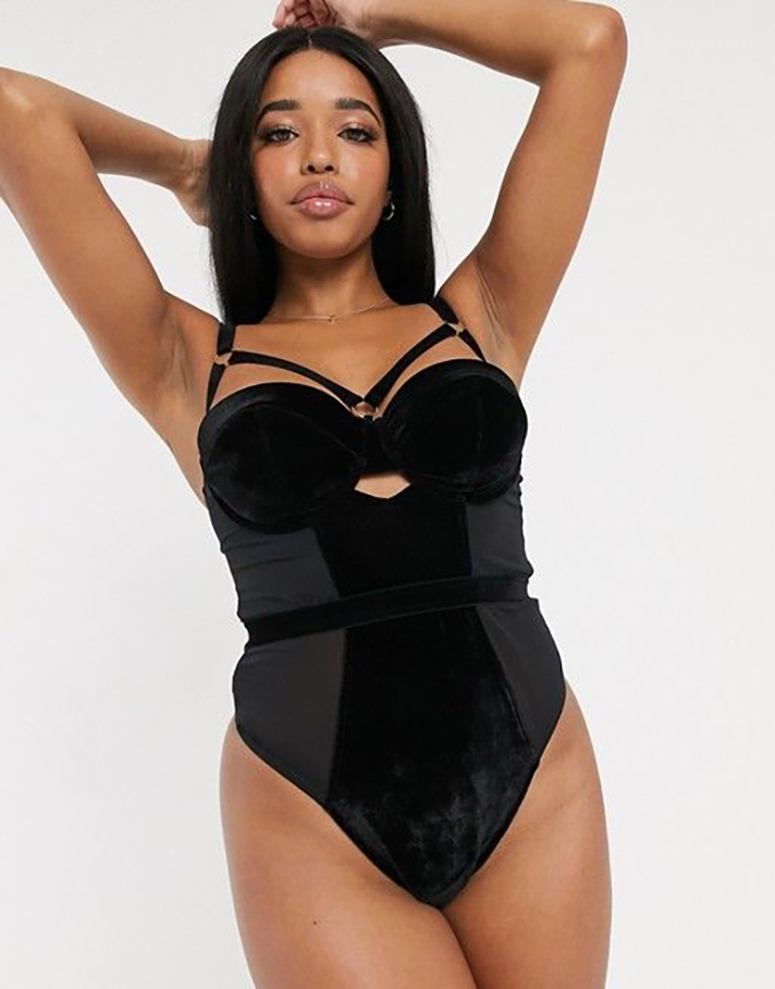 STYLECASTER | Shiny, Sparkly Lingerie Is the Sexiest Way to Ring in the Holidays