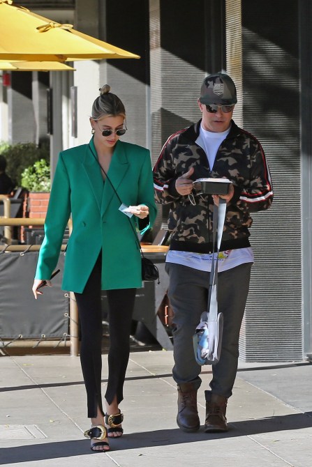 STYLECASTER | Hailey Bieber Street Style Blazers