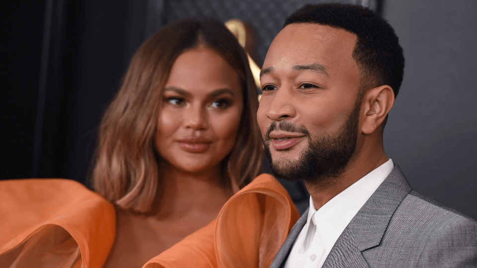 Chrissy Teigen & John Legend Grammys 2020