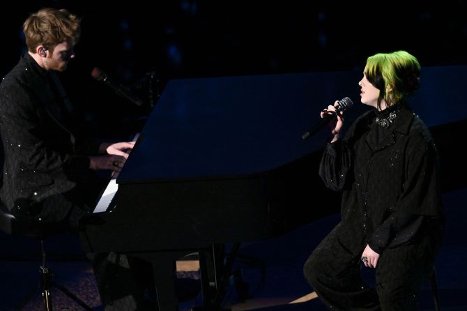 Billie Eilish & FINNEAS Oscars 2020