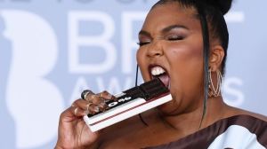 lizzo chocolate nails