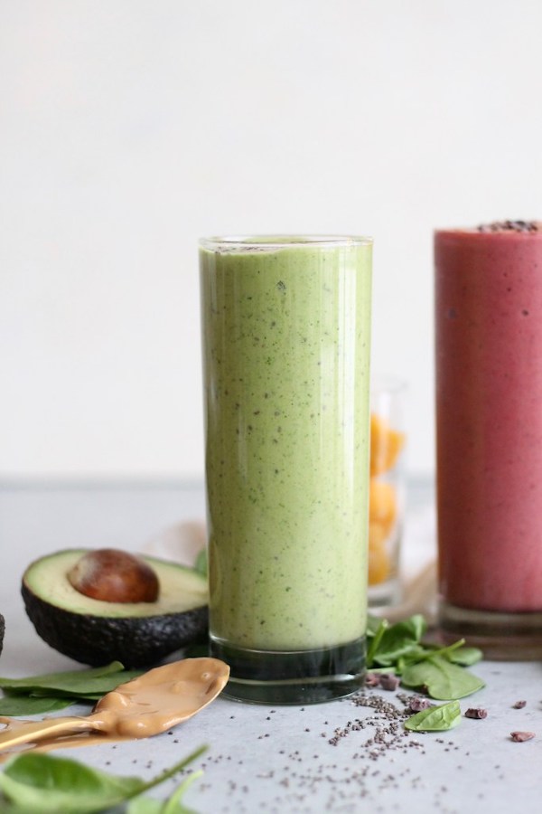 STYLECASTER | Healthy Smoothie Recipes | avocado peanut butter smoothie