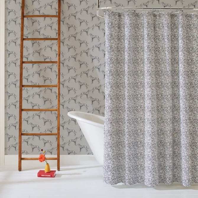 STYLECASTER | Peel and Stick Wallpapers | gray dogs wallpaper