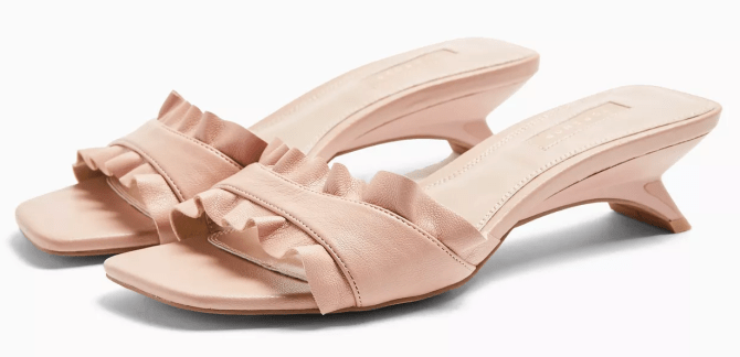 STYLECASTER | Topshop Sale April 2020 | pink mule heels