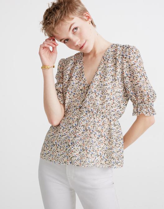 STYLECASTER | Madewell Sale May 2020 | floral peplum top