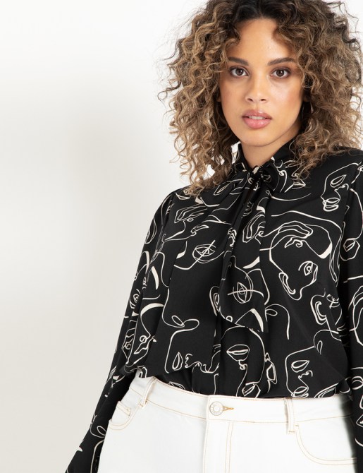 STYLECASTER | Eloquii Spring 2020 Sale | tie front blouse