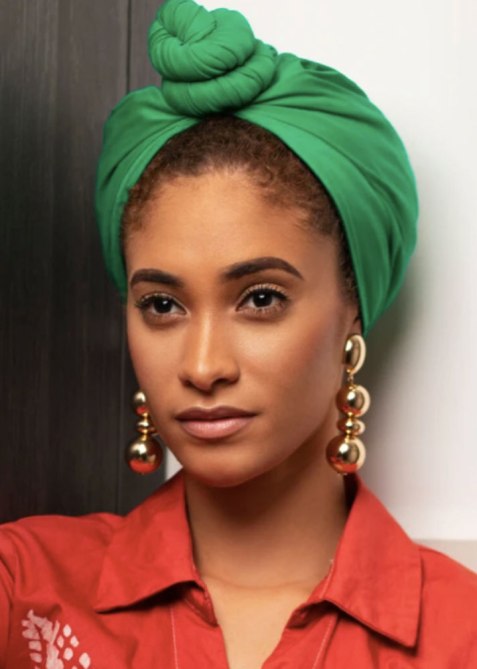 Loza Tam Front Knot Turban