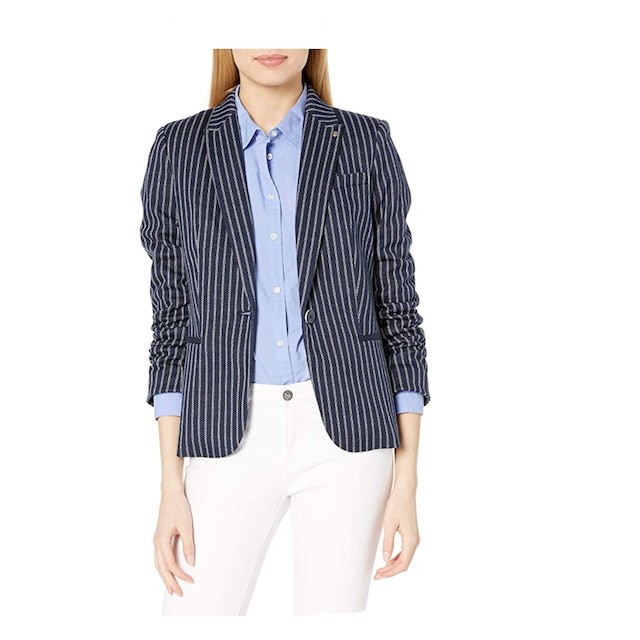 Tommy Hilfiger Women's One Button Blazer