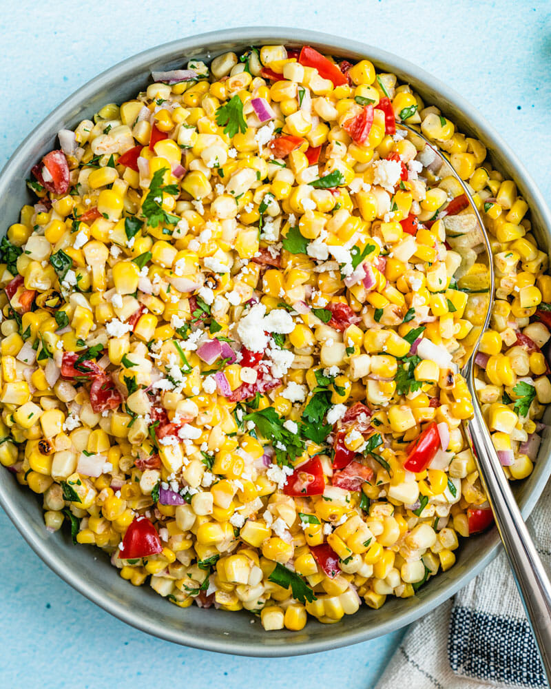 STYLECASTER | easy summer salads | grilled corn salad