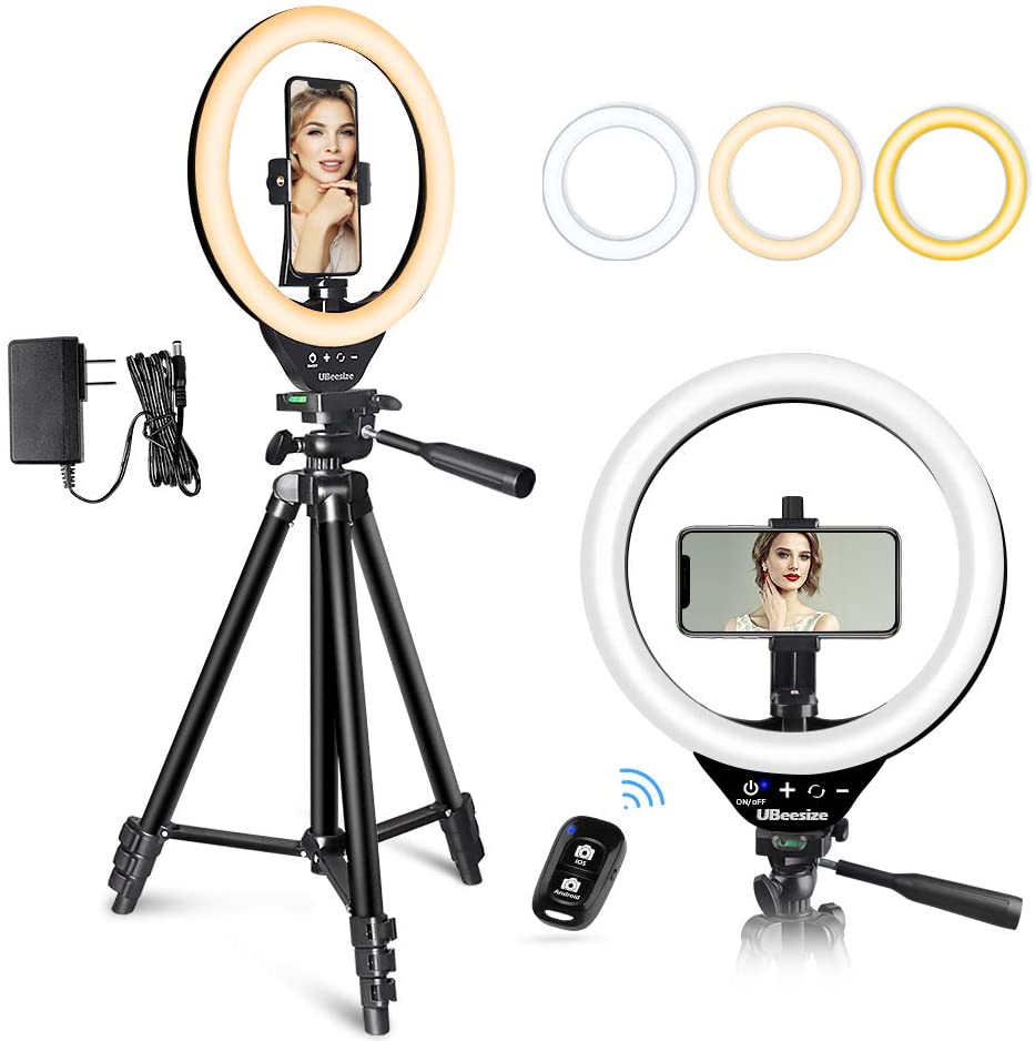 Ubeesize ring light tripod