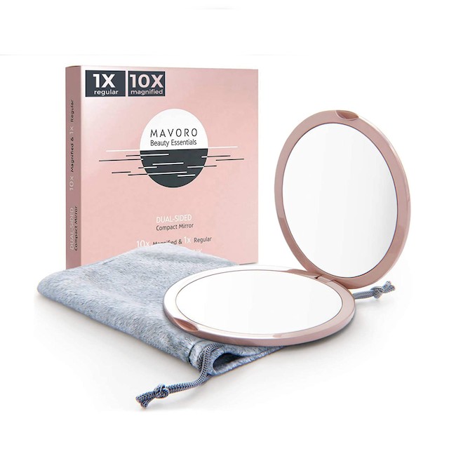 Magnifying Compact Mirror for Purses