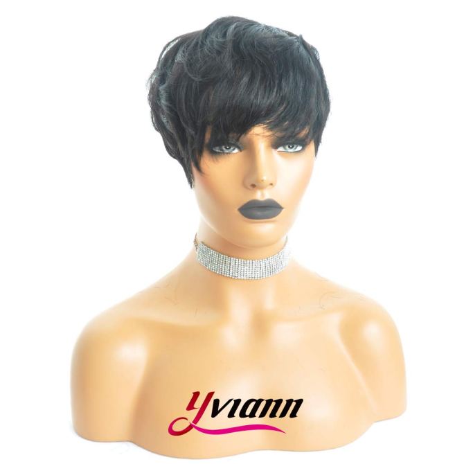 Yviann Short Layered Pixie Wig