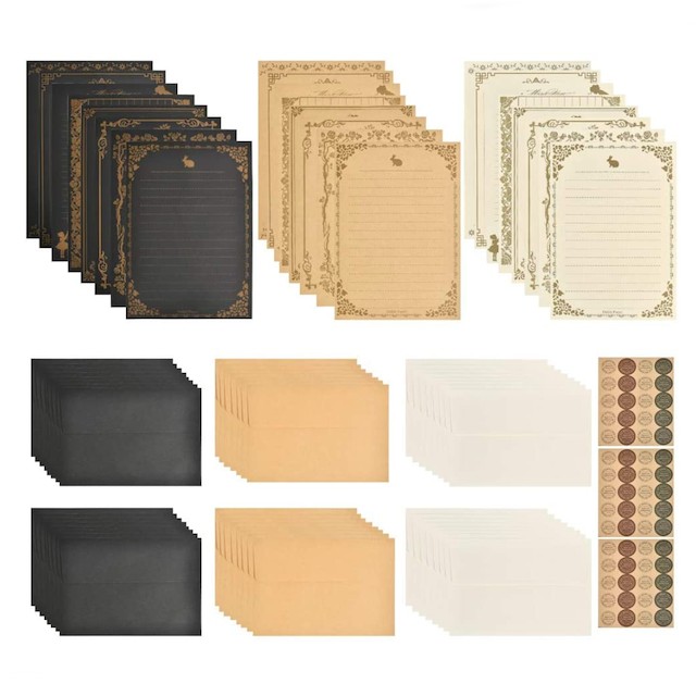 OFNMY Sets of Vintage Stationary Paper + Envelopes