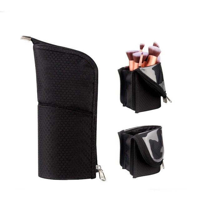 Makeup Brush Holder Organizer Bag